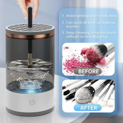 Cosmetic Brush Cleaner Multifunctional Electric Makeup Brush Cleaner with Usb Power 7000rpm Automatic Machine Dryer for Cosmetic